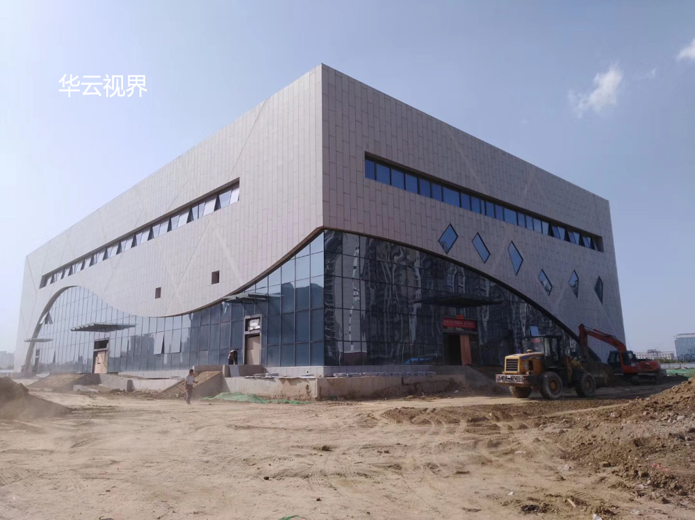 濱州防空活動中心，55寸液晶拼接屏項(xiàng)目案例