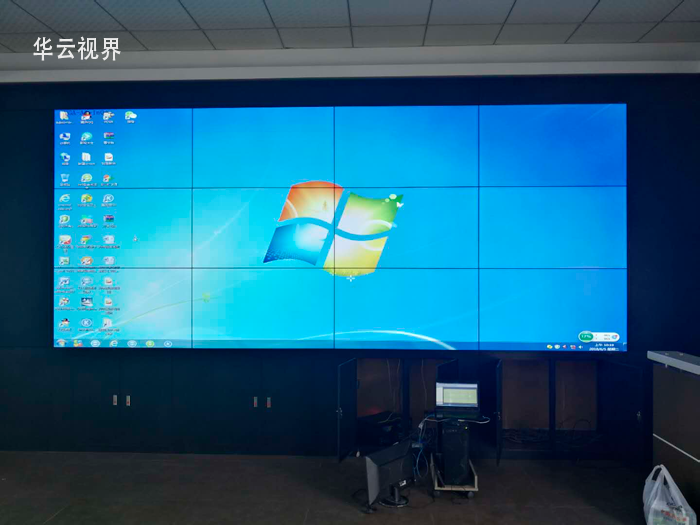 55 inchLCD splice screen，55寸展覽展廳拼接屏項目